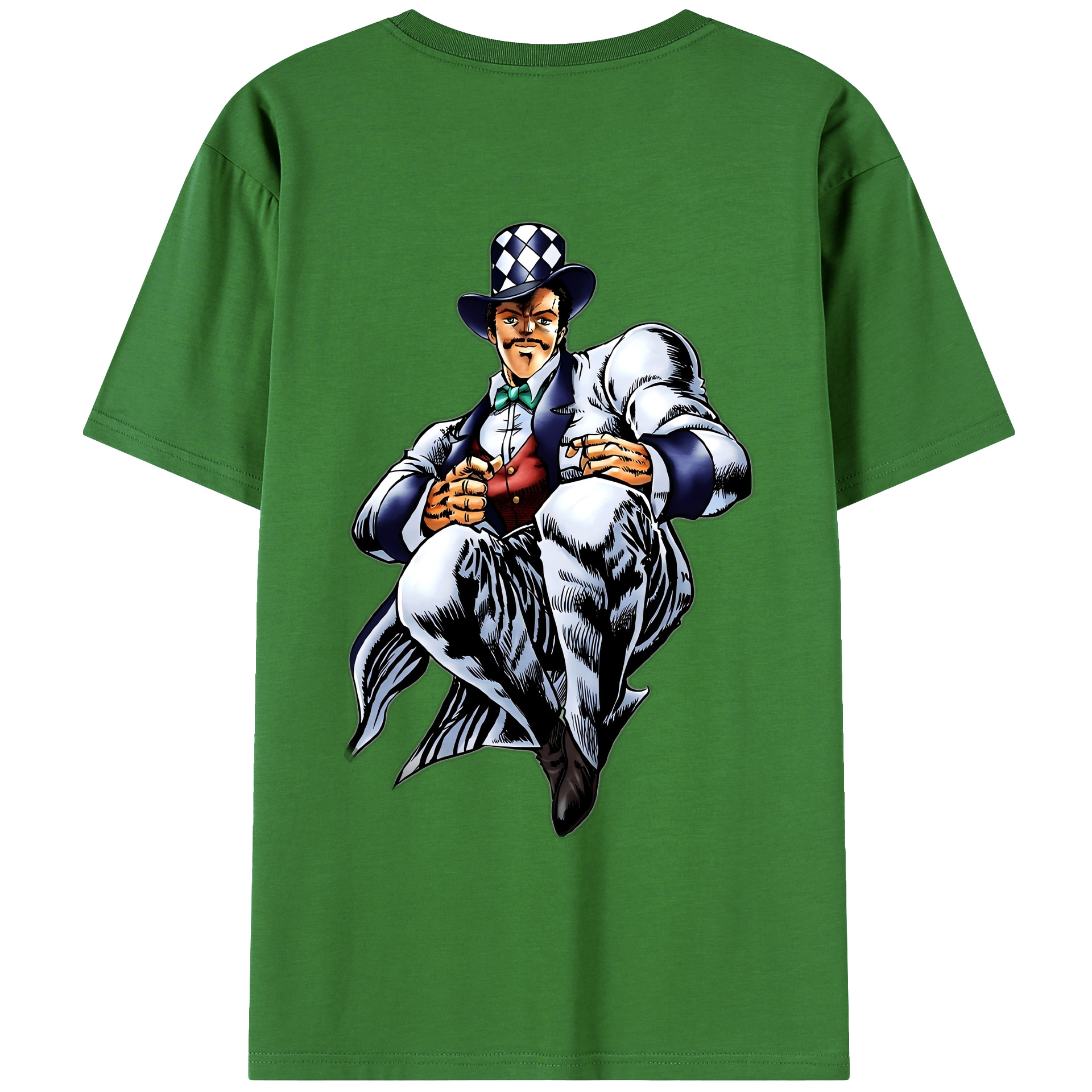 （画像用） ジョジョの奇妙な冒険 ウィル?アントニオ?ツェペリ JoJo's Bizarre Adventure Will Anthonio Zeppeli レディース半袖Tシャツ(バックプリント)